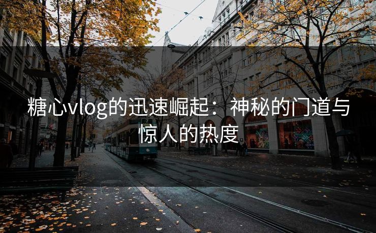 糖心vlog的迅速崛起:神秘的门道与惊人的热度 糖心vlog的迅速崛起:神秘的门道与惊人的热度